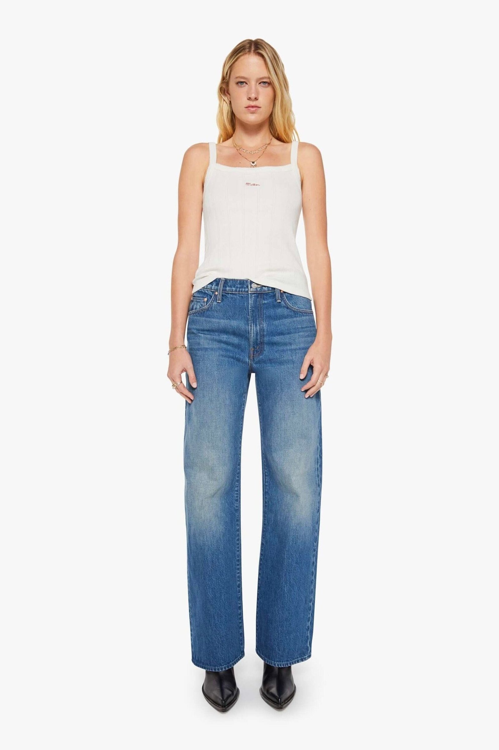 MOTHER | The Teeny Weeny Tank - Whisper White - Image 4