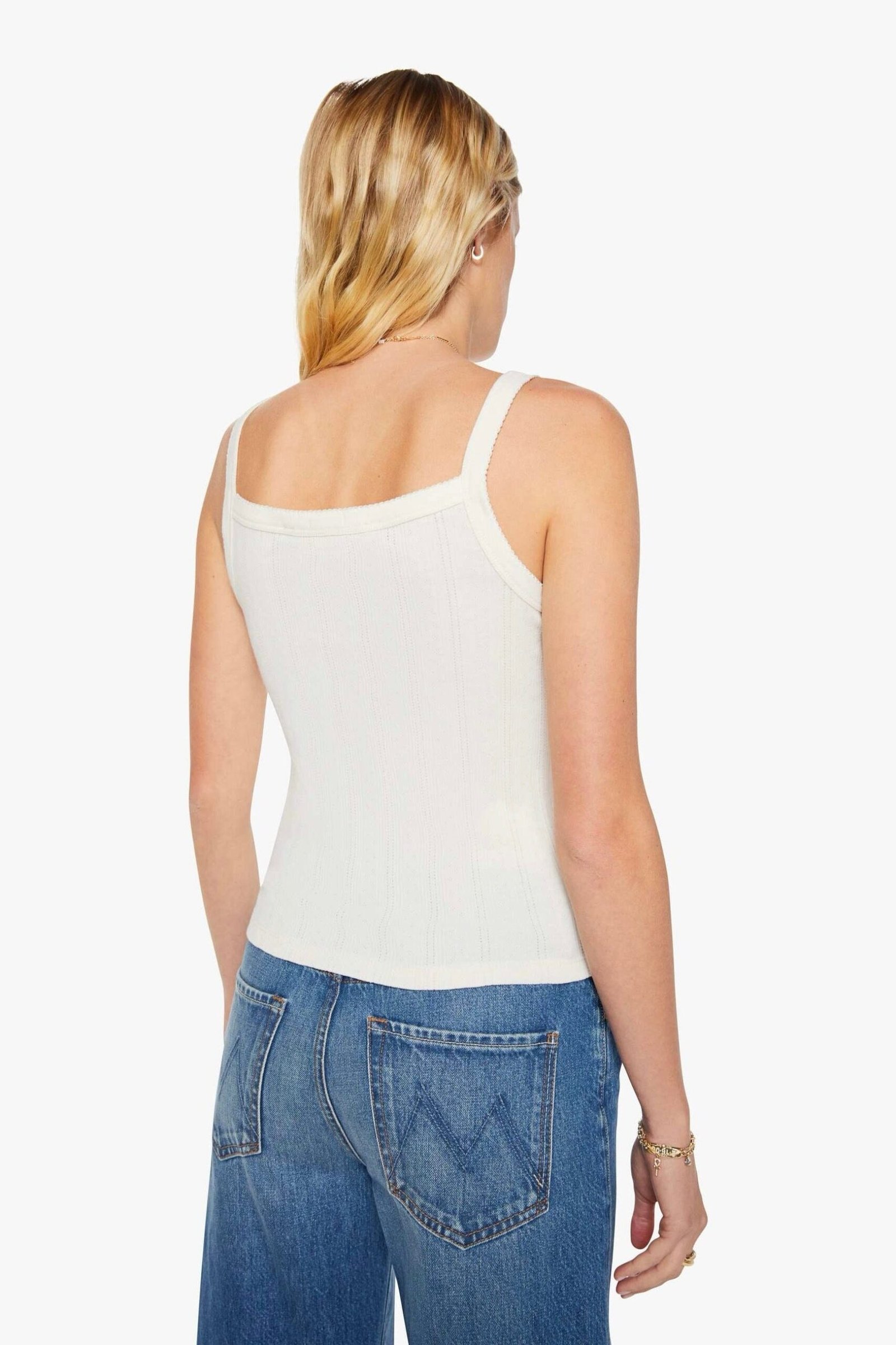 MOTHER | The Teeny Weeny Tank - Whisper White - Image 3