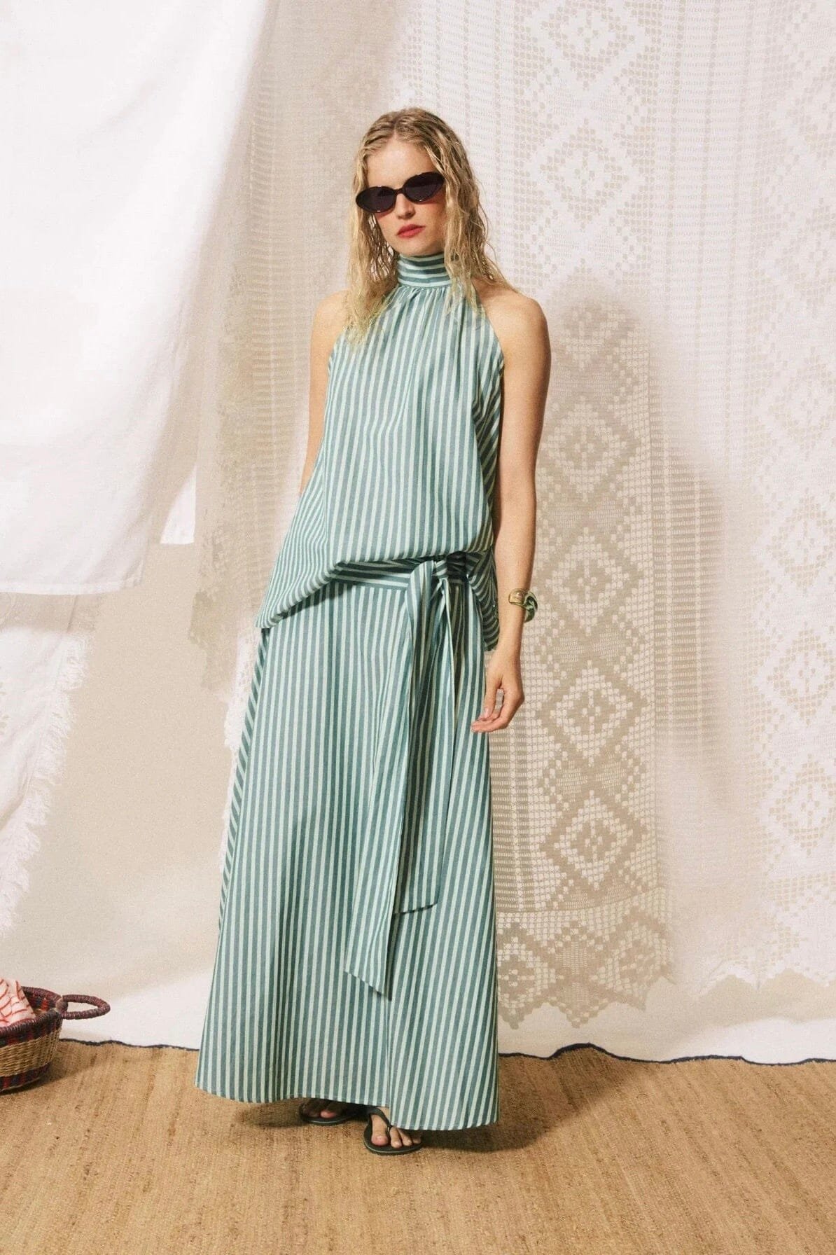 FRNCH | Carmine Skirt - Vert Rivage