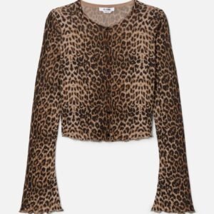 RE/DONE | Isabelle Cardigan - Leopard