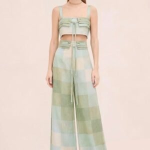 ALEXIS | San Andrez Linen Pant - Green