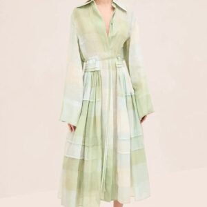 ALEXIS | Veere Ramie Dress - Green