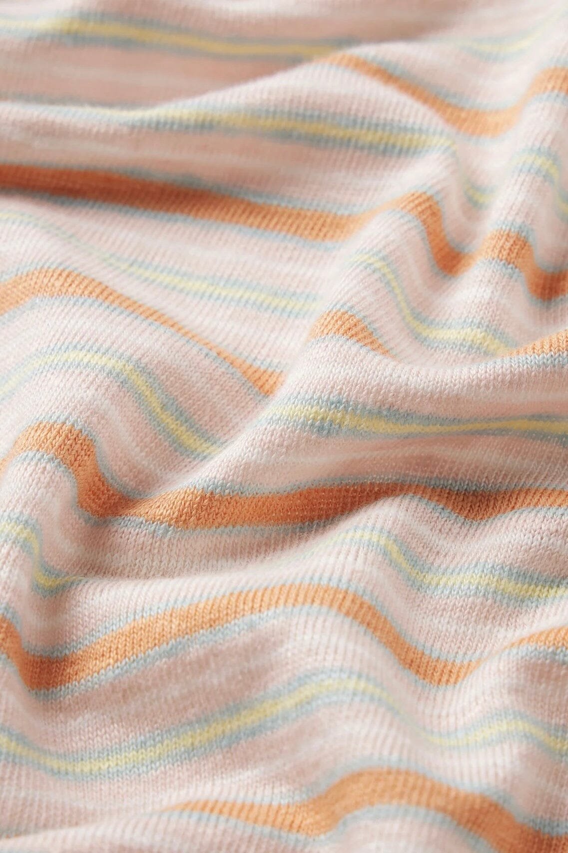 FRAME | The Stripe Polo - Pink Sand Multi - Image 7